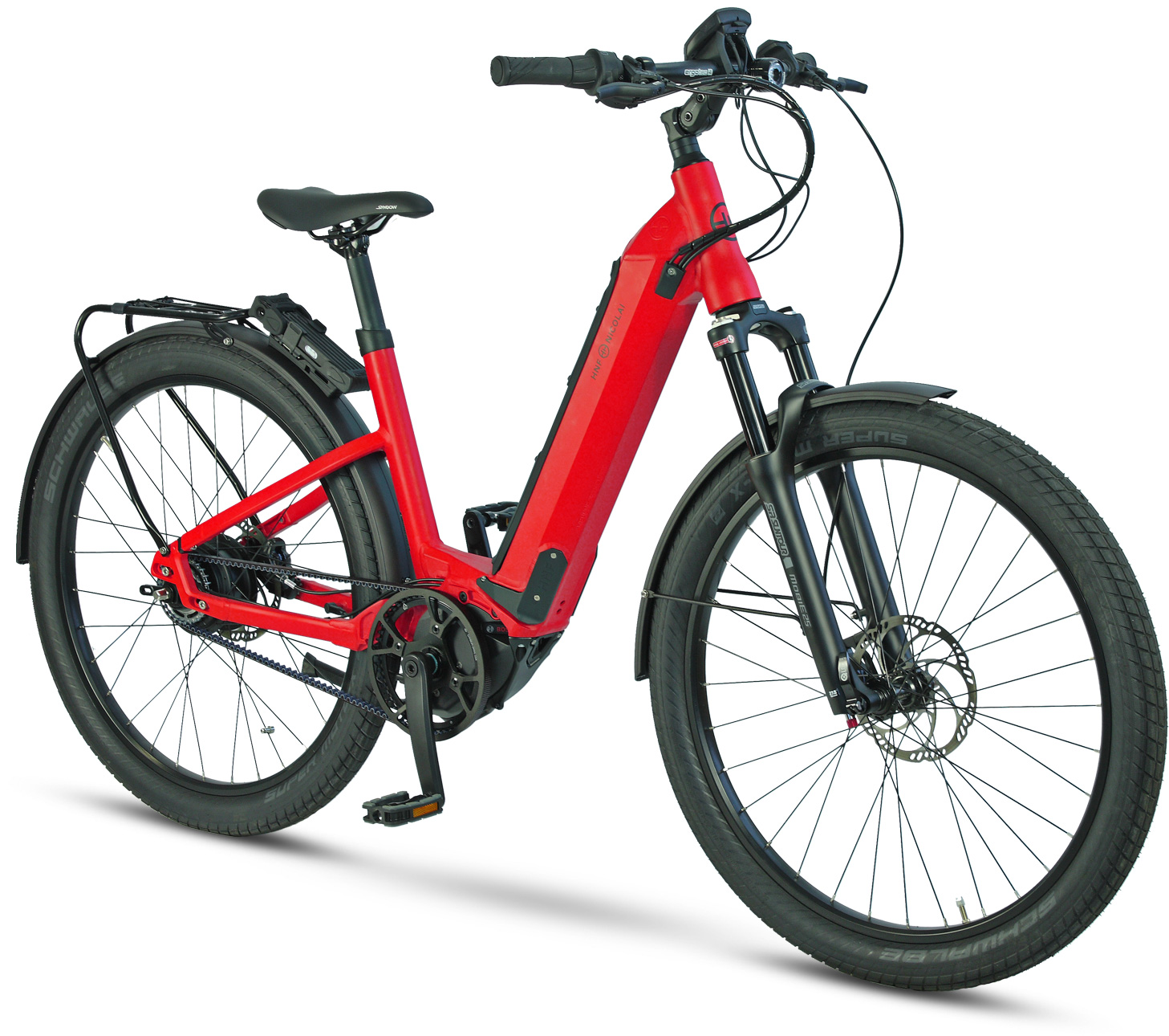 HNF Nicolai UD4 All-Terrain rot | 750WH | E-Bike Damen Trekking | 2024 | Enviolo