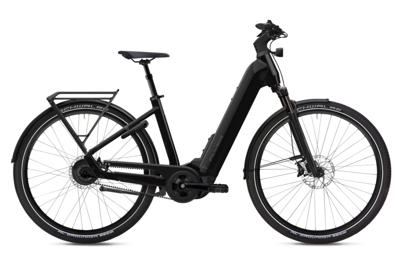 Flyer Upstreet 7.43 schwarz | 750WH | E-Bike Damen Trekking | 2024 | Freilauf-Nabe