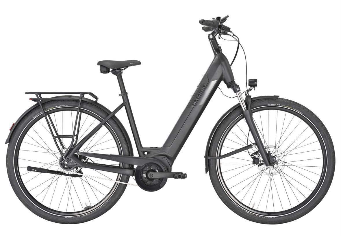 Pegasus SOLERO EVO 5R schwarz | 625WH | E-Bike Damen City | 2025 | Rücktritt-Nabe