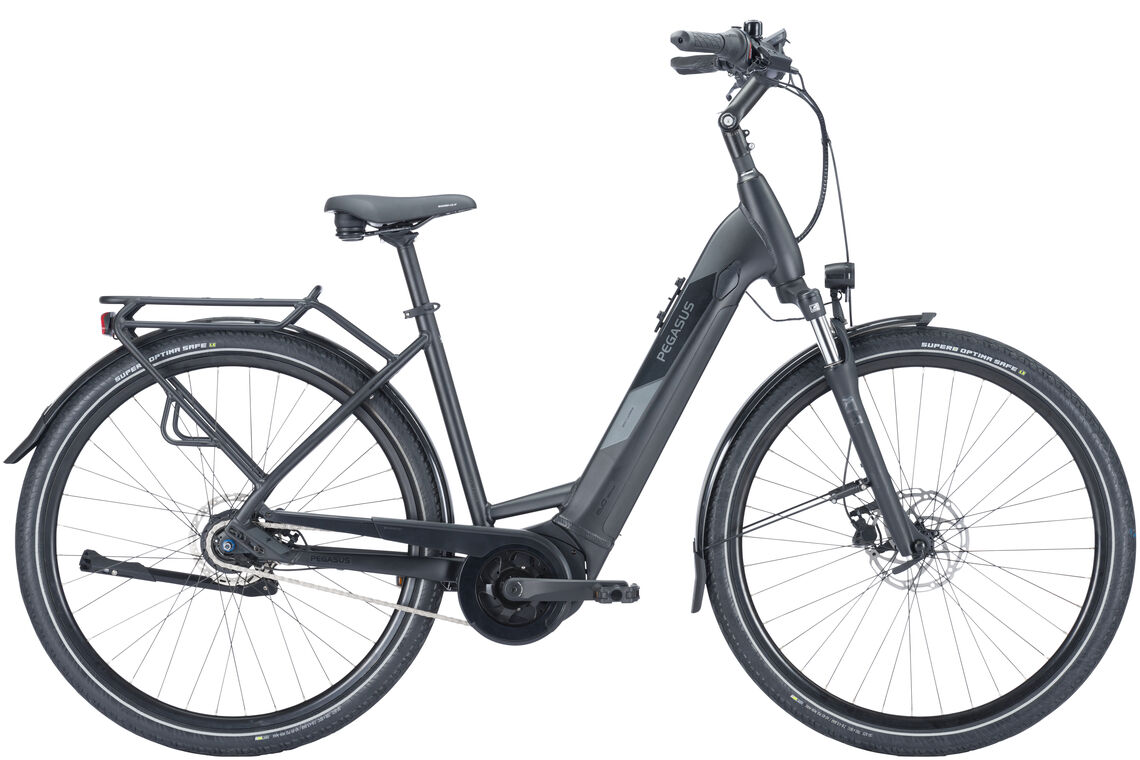 Pegasus Solero Evo 8 R schwarz | 500WH | E-Bike Damen City | 2024 | Rücktritt-Nabe