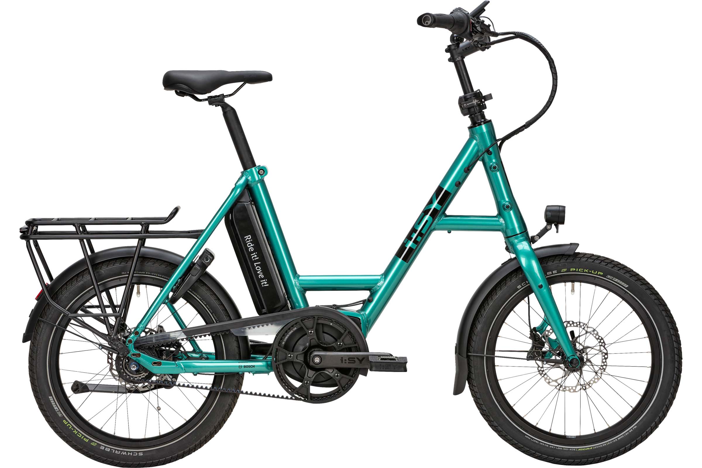 i:SY S8 ZR F grün | 545WH | E-Bike Kompakt | 2024 | Freilauf-Nabe