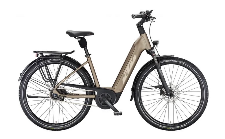 KTM MACINA CITY P610 RT braun | 625WH | E-Bike Damen City | 2023 | Kettenschaltung