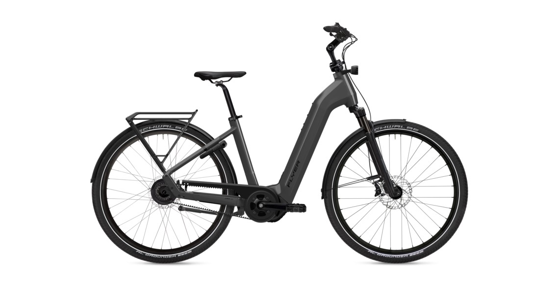 Flyer Gotour 5.43 anthrazit | 750WH | E-Bike Damen Trekking | 2024 | Freilauf-Nabe